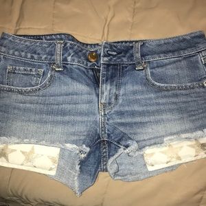 AE jean shorts